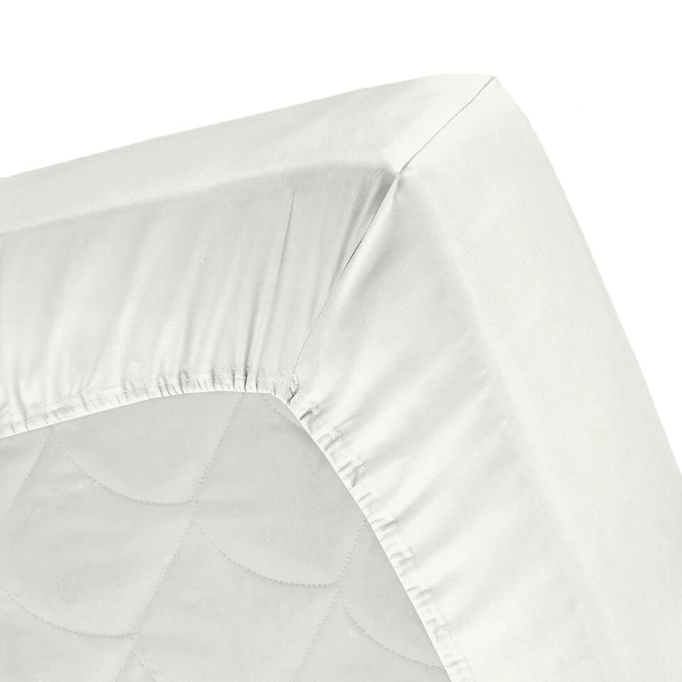 Cinderella Weekend - Hoeslaken (tot 25 Cm) - Katoen - 180x220 Cm - Ivory 4 Cinderella Weekend - Hoeslaken (tot 25 Cm) - Katoen - 180x220 Cm - Ivory - Afbeelding 2