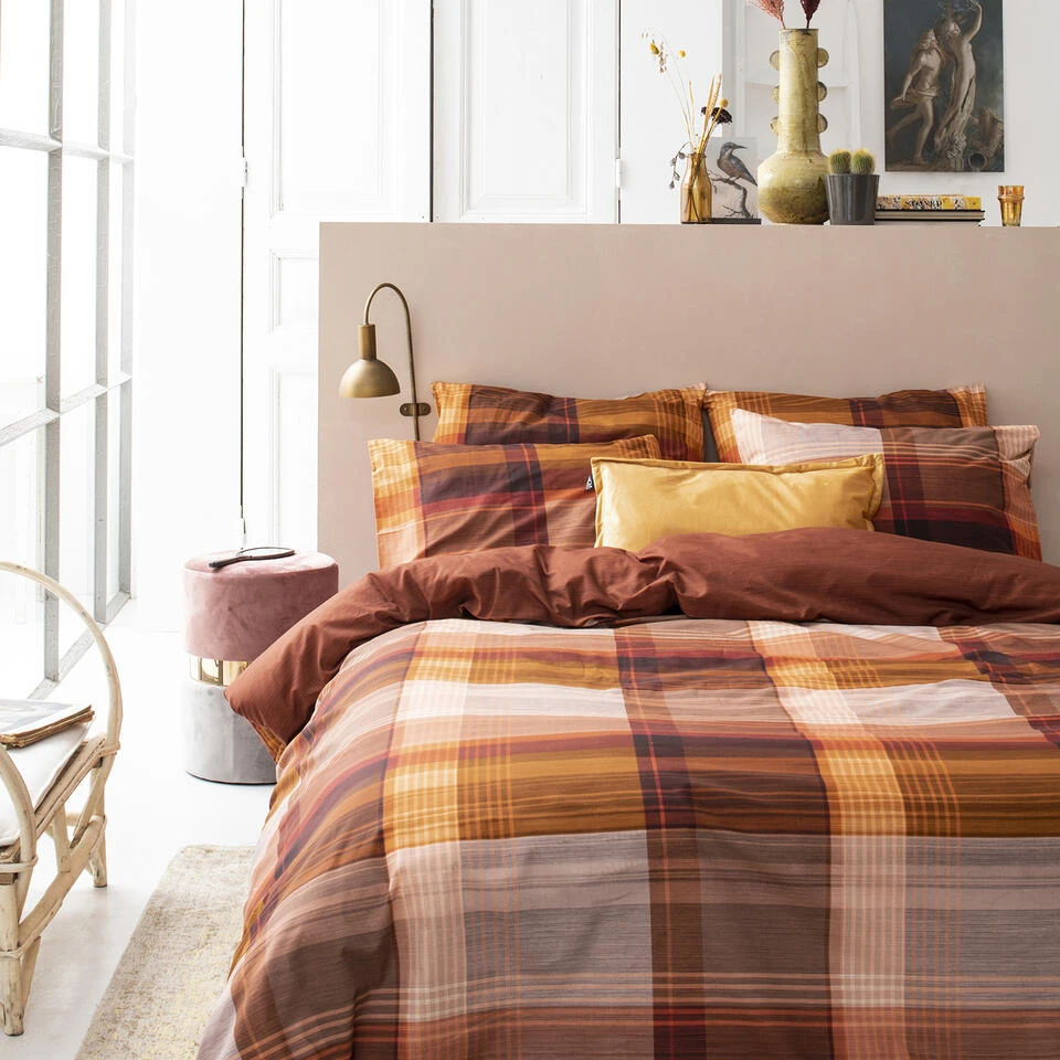 Cinderella Dekbedovertrek Ponte - Katoen - 200x200/220 Cm - Red Clay 4 Cinderella Dekbedovertrek Ponte - Katoen - 200x200/220 Cm - Red Clay - Afbeelding 2