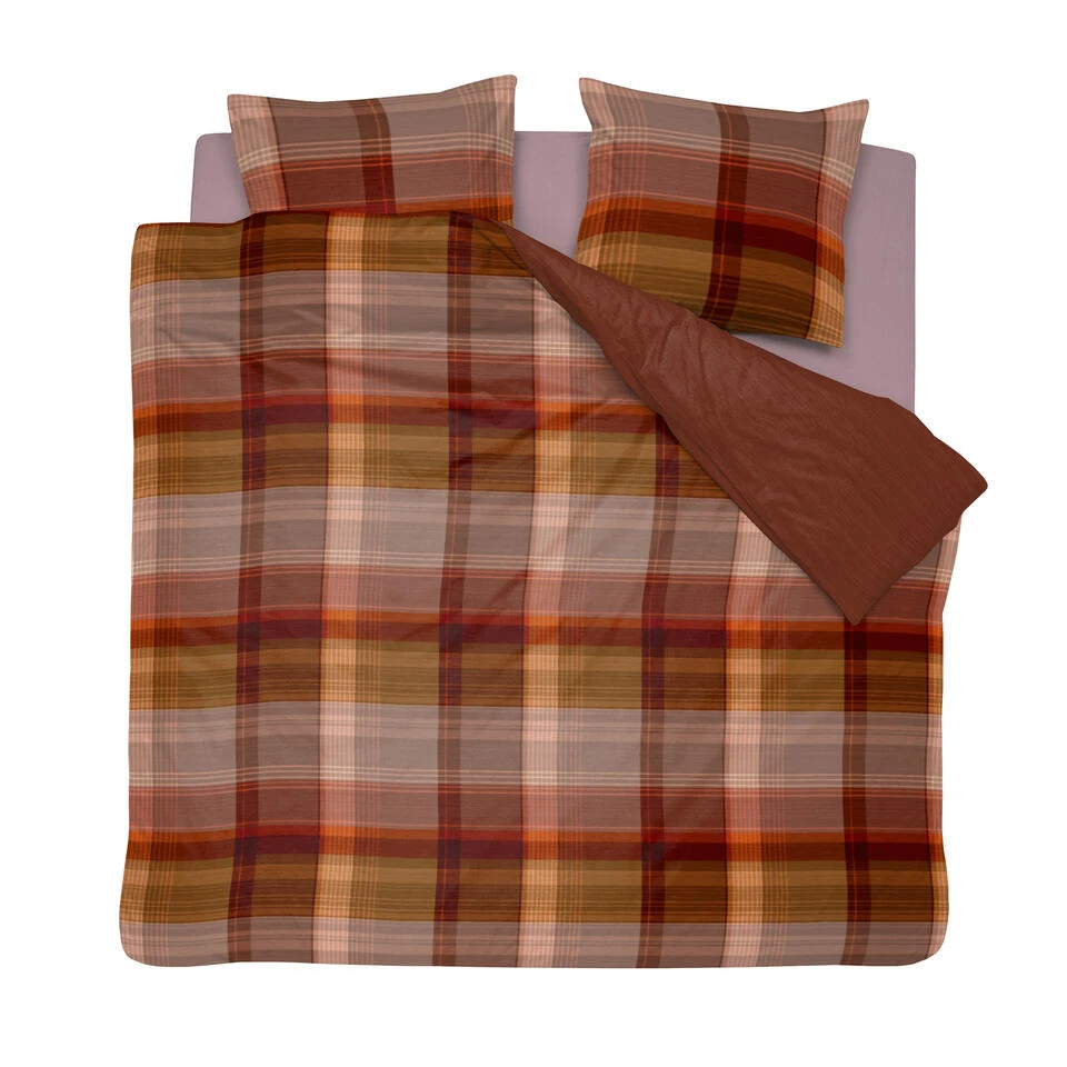 Cinderella Dekbedovertrek Ponte - Katoen - 200x200/220 Cm - Red Clay 3 Cinderella Dekbedovertrek Ponte - Katoen - 200x200/220 Cm - Red Clay