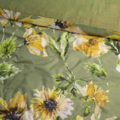 Cinderella Dekbedovertrek Cleo - Katoen - 200x200/220 Cm - Olive Green -Cinderella Sales Store 1000030680 0102