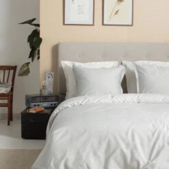 Cinderella Dekbedovertrek Satijn - 260x200/220 Cm - Lichtgrijs 6 Cinderella Dekbedovertrek Satijn - 260x200/220 Cm - Lichtgrijs -Cinderella Sales Store 1000030705 0101