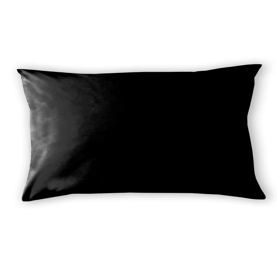 Cinderella Kussenslopen Met Rits - Katoen - 40x80 Cm - Zwart - 2 Stuks 3 Cinderella Kussenslopen Met Rits - Katoen - 40x80 Cm - Zwart - 2 Stuks