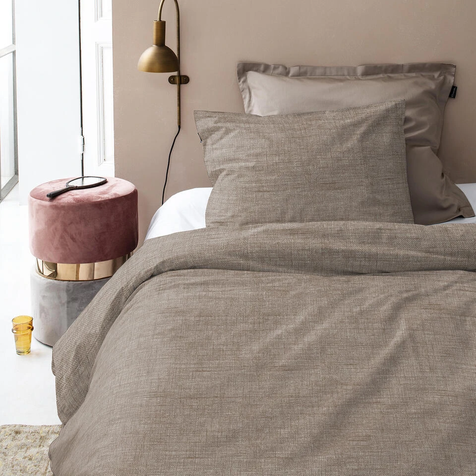 Cinderella Dekbedovertrek Lyn - Katoen - 140x200/220 Cm - Sand 4 Cinderella Dekbedovertrek Lyn - Katoen - 140x200/220 Cm - Sand - Afbeelding 2
