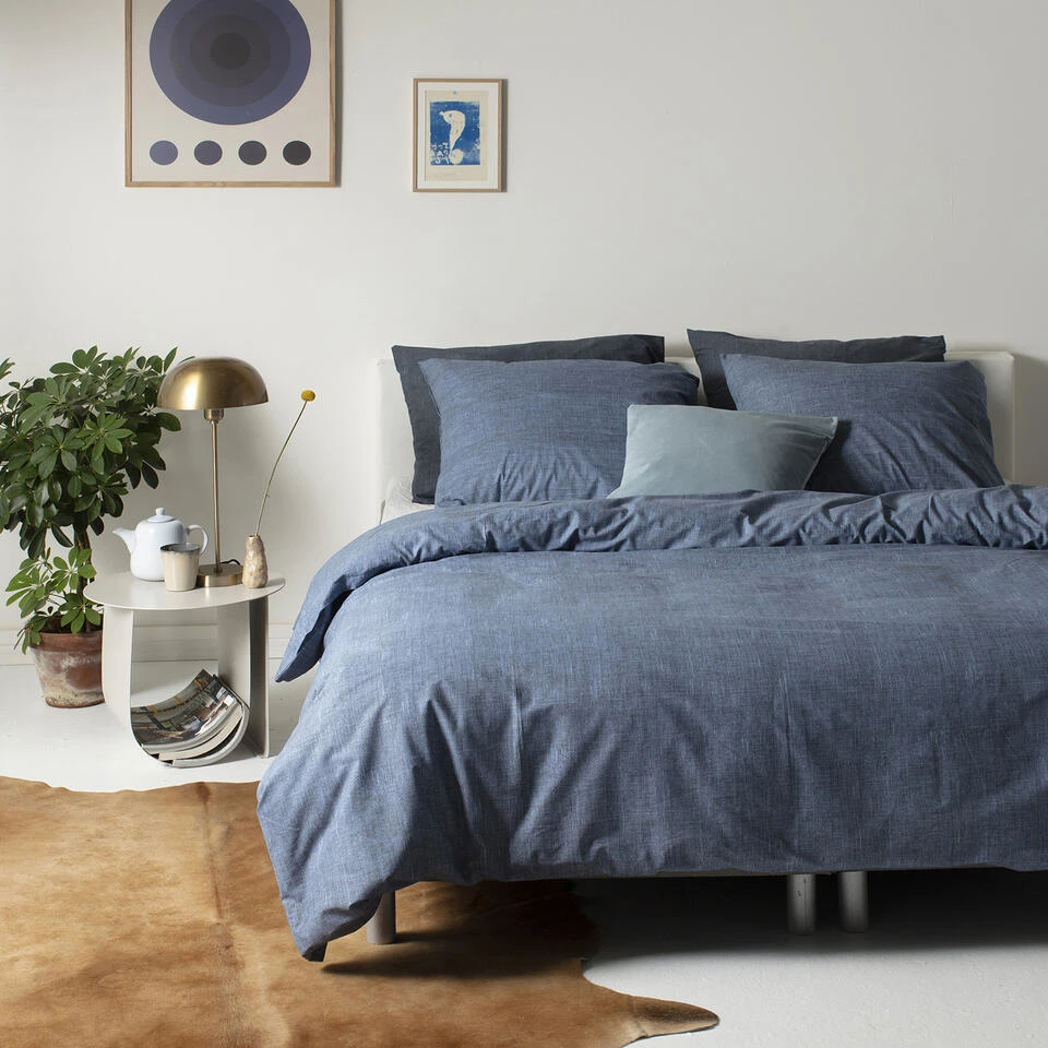 Cinderella Dekbedovertrek Lyn - Katoen - 240x200/220 Cm - Grisaille Blue 4 Cinderella Dekbedovertrek Lyn - Katoen - 240x200/220 Cm - Grisaille Blue - Afbeelding 2