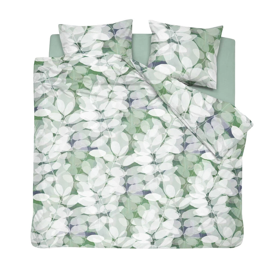 Cinderella Dekbedovertrek Levy - Satijn - 260x200/220 Cm - Green 3 Cinderella Dekbedovertrek Levy - Satijn - 260x200/220 Cm - Green