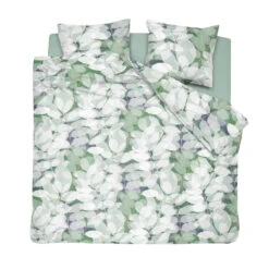 Cinderella Dekbedovertrek Levy - Satijn - 200x200/220 Cm - Green