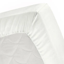 Cinderella Sundays - Hoeslaken (tot 25 Cm) - Satijn - 80x200 Cm - Ivory -Cinderella Sales Store 1000036408 0101