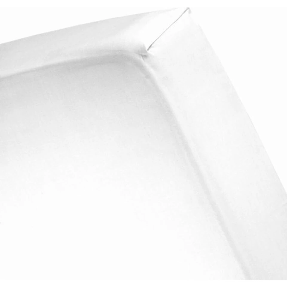 Cinderella Sundays - Hoeslaken (tot 25 Cm) - Satijn - 180x210 Cm - White 5 Cinderella Sundays - Hoeslaken (tot 25 Cm) - Satijn - 180x210 Cm - White - Afbeelding 3