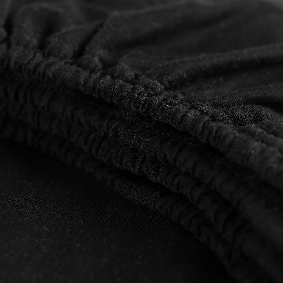 Cinderella - Hoeslaken (tot 25 Cm) - Jersey - 120x200 Cm - Black 5 Cinderella - Hoeslaken (tot 25 Cm) - Jersey - 120x200 Cm - Black - Afbeelding 3