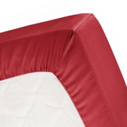 Cinderella Hoeslaken - Tot 25cm Matrasdikte - Jersey - 160x200 Cm - Rood 7 Cinderella Hoeslaken - Tot 25cm Matrasdikte - Jersey - 160x200 Cm - Rood -Cinderella Sales Store 1000036653 0101