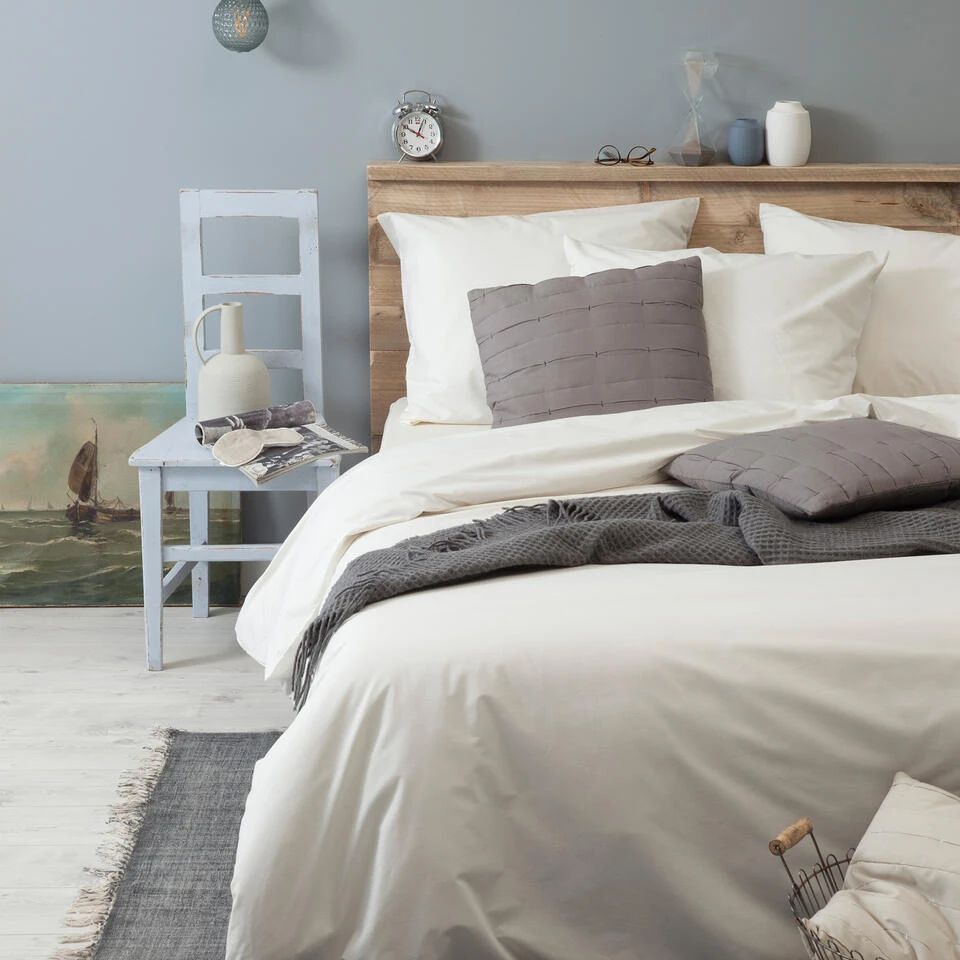 Cinderella Dekbedovertrek Friday - Polykatoen - 200x200/220 Cm - Ivory 4 Cinderella Dekbedovertrek Friday - Polykatoen - 200x200/220 Cm - Ivory - Afbeelding 2