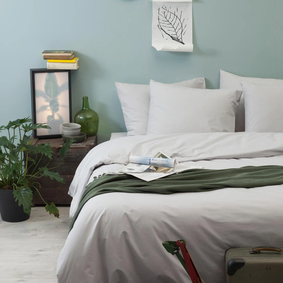 Cinderella Dekbedovertrek Friday - Polykatoen - 240x200/220 Cm - Light Grey 4 Cinderella Dekbedovertrek Friday - Polykatoen - 240x200/220 Cm - Light Grey - Afbeelding 2