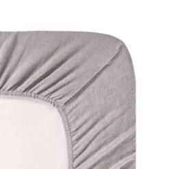 Cinderella Badstof Hoeslaken Light Grey-120 X 200 Cm -Cinderella Sales Store 1000038348 0102