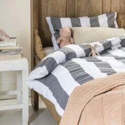 Cinderella Dekbedovertrek Jacky - Katoen - 200x200/220 Cm - Anthracite -Cinderella Sales Store 1000041603 0103