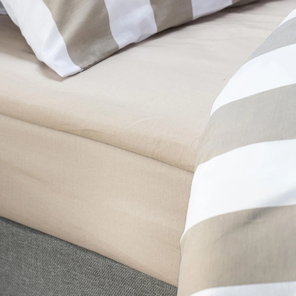 Cinderella Dekbedovertrek Jacky - Katoen - 200x200/220 Cm - Natural 6 Cinderella Dekbedovertrek Jacky - Katoen - 200x200/220 Cm - Natural - Afbeelding 4