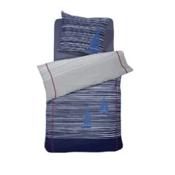 Cinderella Dekbedovertrek Boats - Katoen - 140x200/220 Cm - Deep Blue