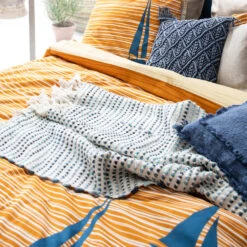 Cinderella Dekbedovertrek Boats - Katoen - 140x200/220 Cm - Burned Orange -Cinderella Sales Store 1000042990 0103