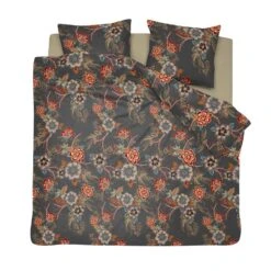 Cinderella Melanie - Dekbedovertrek - Katoen - 200x200/220 Cm - Anthracite -Cinderella Sales Store 1000055038 0100