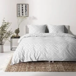 Cinderella Lilou - Dekbedovertrek - Satijn - 260x200/220 Cm - White -Cinderella Sales Store 1000055042 0104