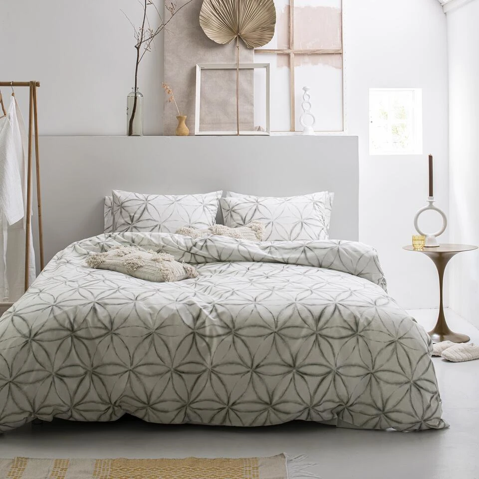 Cinderella Isolde - Dekbedovertrek - Katoen - 200x200/220 Cm - Off White 4 Cinderella Isolde - Dekbedovertrek - Katoen - 200x200/220 Cm - Off White - Afbeelding 2