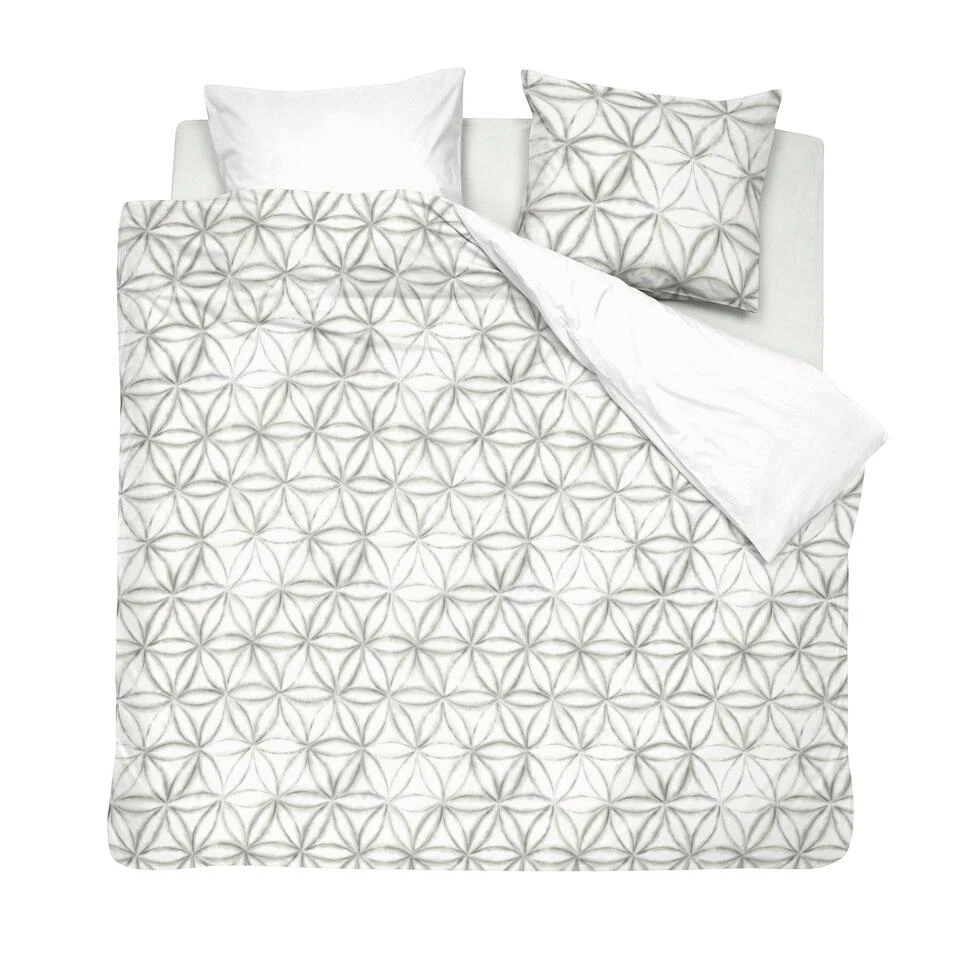 Cinderella Isolde - Dekbedovertrek - Katoen - 200x200/220 Cm - Off White 3 Cinderella Isolde - Dekbedovertrek - Katoen - 200x200/220 Cm - Off White