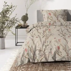 Cinderella Myrtle - Dekbedovertrek - Satijn - 200x200/220 Cm - Sand -Cinderella Sales Store 1000055111 0103