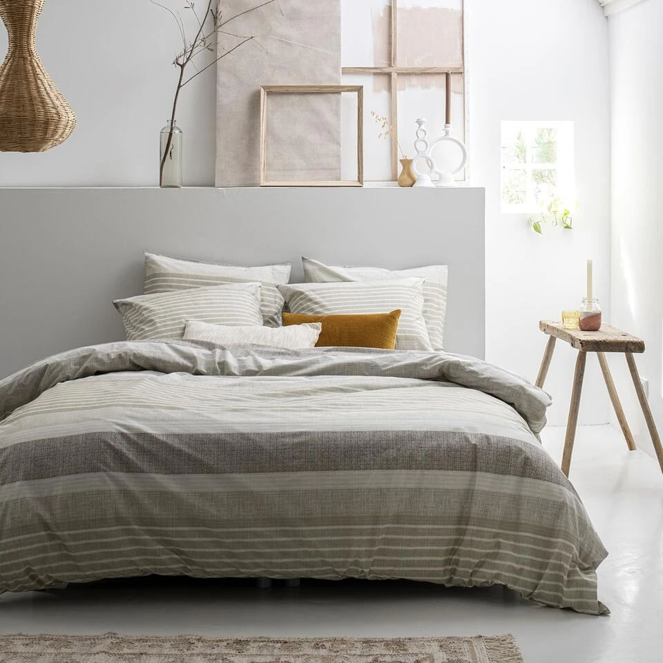 Cinderella Crony - Dekbedovertrek - Katoen - 240x200/220 Cm - Sand 4 Cinderella Crony - Dekbedovertrek - Katoen - 240x200/220 Cm - Sand - Afbeelding 2