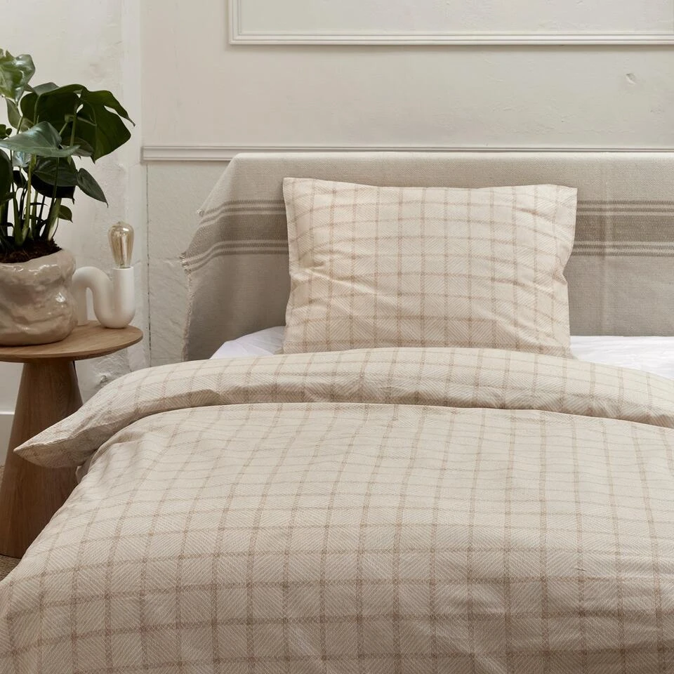 Cinderella Brecht - Dekbedovertrek - Katoen - 140x200/220 Cm - Off White 4 Cinderella Brecht - Dekbedovertrek - Katoen - 140x200/220 Cm - Off White - Afbeelding 2