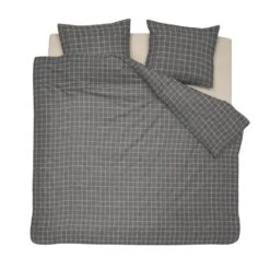 Cinderella Brecht - Dekbedovertrek - Katoen - 240x200/220 Cm - Anthracite