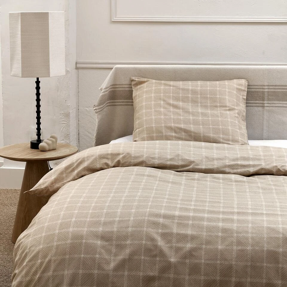 Cinderella Brecht - Dekbedovertrek - Katoen - 140x200/220 Cm - Natural 4 Cinderella Brecht - Dekbedovertrek - Katoen - 140x200/220 Cm - Natural - Afbeelding 2