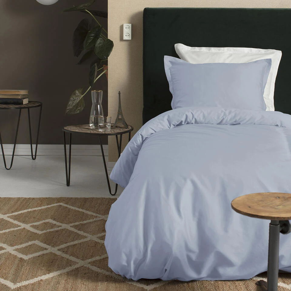 Cinderella Sundays - Dekbedovertrek - Satijn - 200x200/220 Cm - Soft Blue 6 Cinderella Sundays - Dekbedovertrek - Satijn - 200x200/220 Cm - Soft Blue - Afbeelding 4