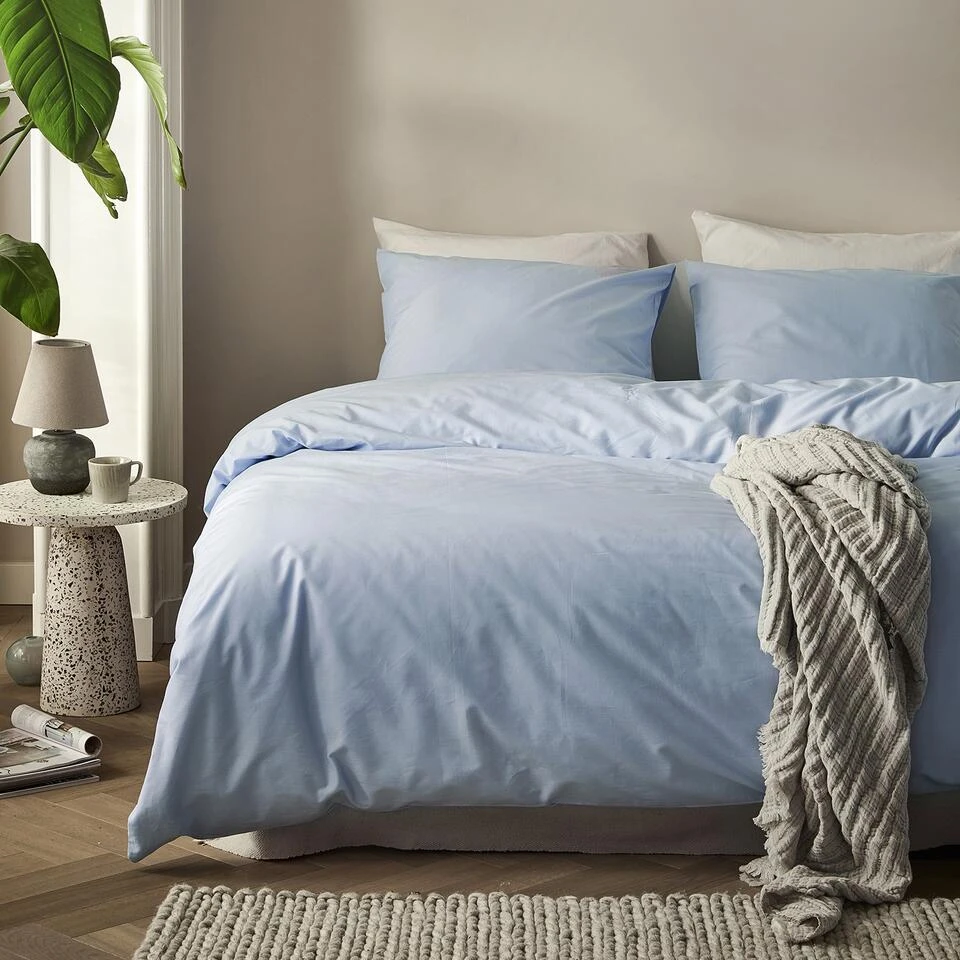 Cinderella Weekend - Dekbedovertrek - Katoen - 240x200/220 Cm - Soft Blue 4 Cinderella Weekend - Dekbedovertrek - Katoen - 240x200/220 Cm - Soft Blue - Afbeelding 2