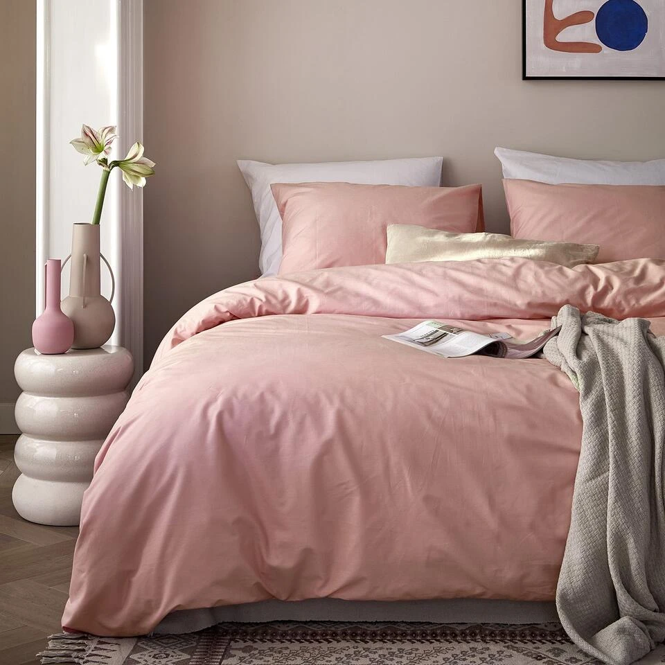 Cinderella Weekend - Dekbedovertrek - Katoen - 200x200/220 Cm - Rose Pink 4 Cinderella Weekend - Dekbedovertrek - Katoen - 200x200/220 Cm - Rose Pink - Afbeelding 2