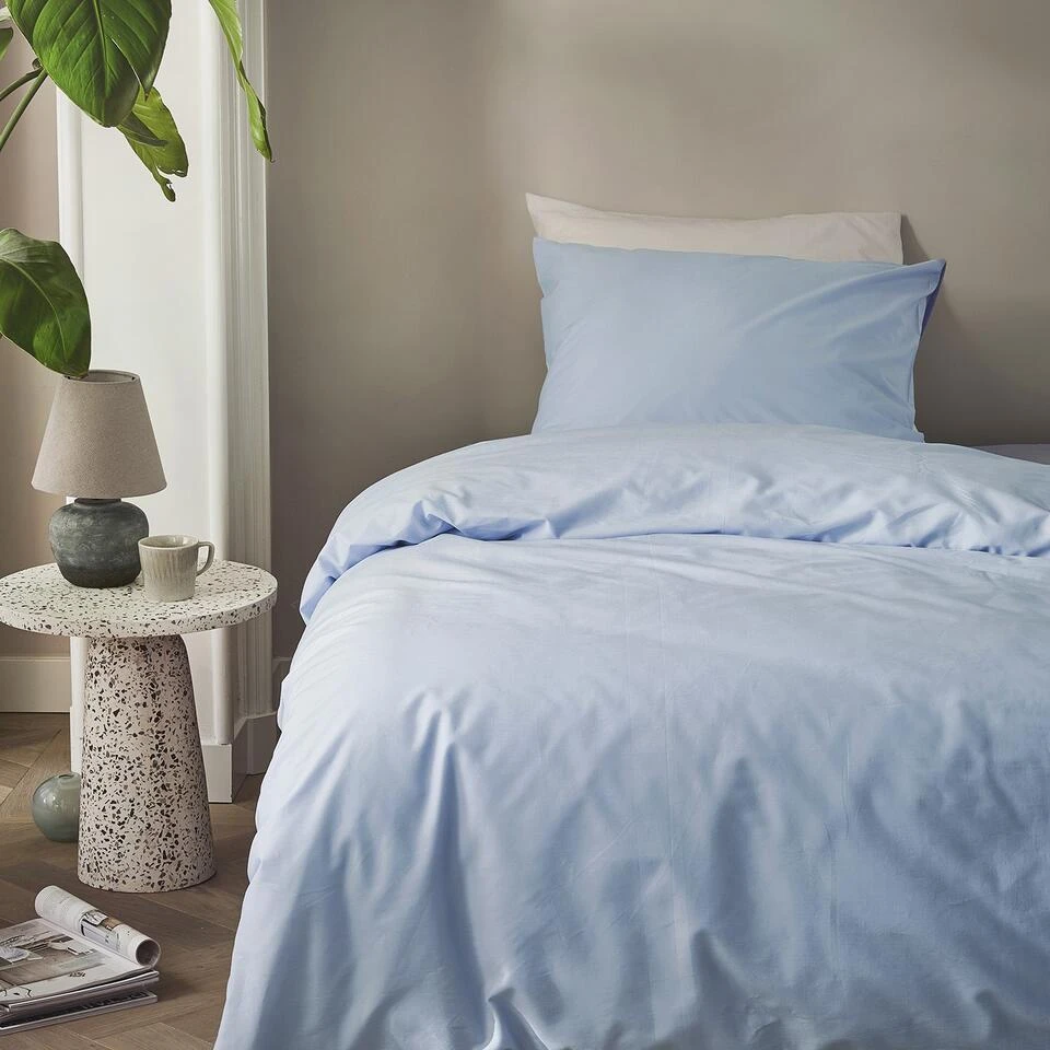 Cinderella Weekend - Dekbedovertrek - Katoen - 140x200/220 Cm - Soft Blue 4 Cinderella Weekend - Dekbedovertrek - Katoen - 140x200/220 Cm - Soft Blue - Afbeelding 2