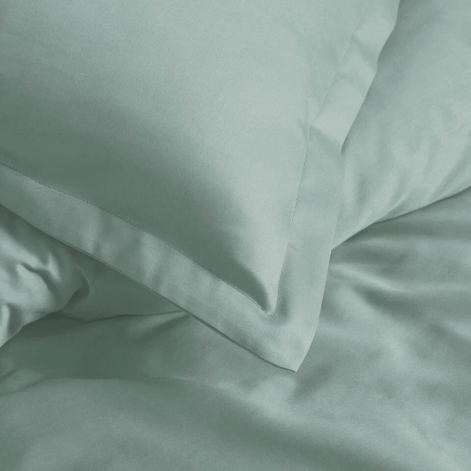 Cinderella Sundays - Dekbedovertrek - Satijn - 140x200/220 Cm - Mineral Green 5 Cinderella Sundays - Dekbedovertrek - Satijn - 140x200/220 Cm - Mineral Green - Afbeelding 3