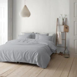 Cinderella Dekbedovertrek Flanel - 260x200/220 Cm - Lichtgrijs -Cinderella Sales Store 1000073594 0101