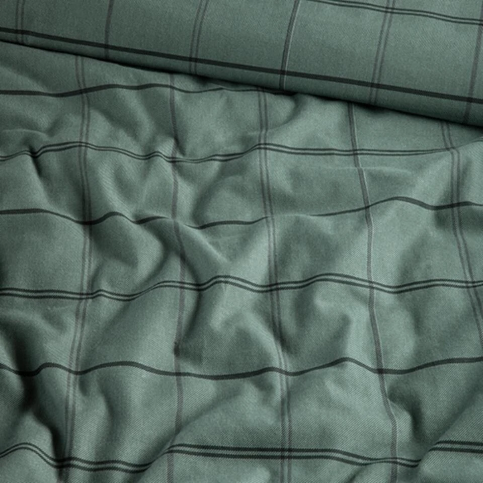 Cinderella Dekbedovertrek Kody - Flanel - 260x200/220 Cm - Green 6 Cinderella Dekbedovertrek Kody - Flanel - 260x200/220 Cm - Green - Afbeelding 4